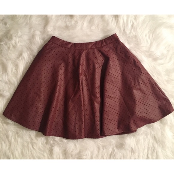 Anthropologie Dresses & Skirts - Anthro Sunday in Brooklyn Faux Leather Skirt